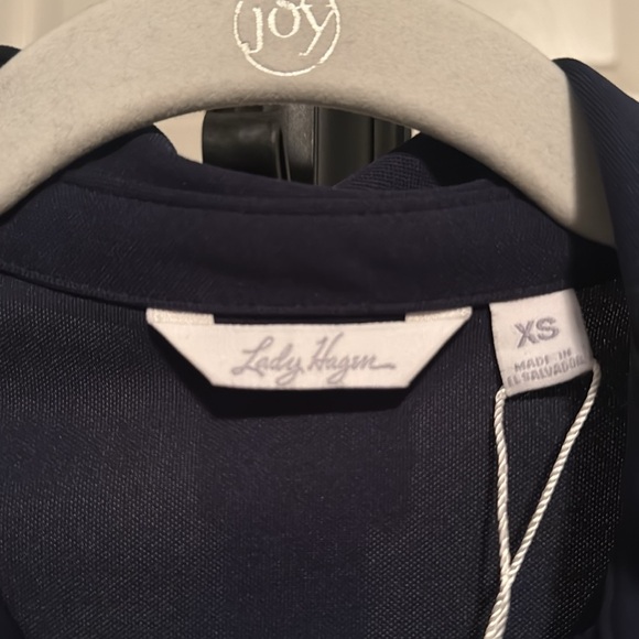Lady Hagen Women's Navy Polo Shirt NWT - Picture 3 of 3
